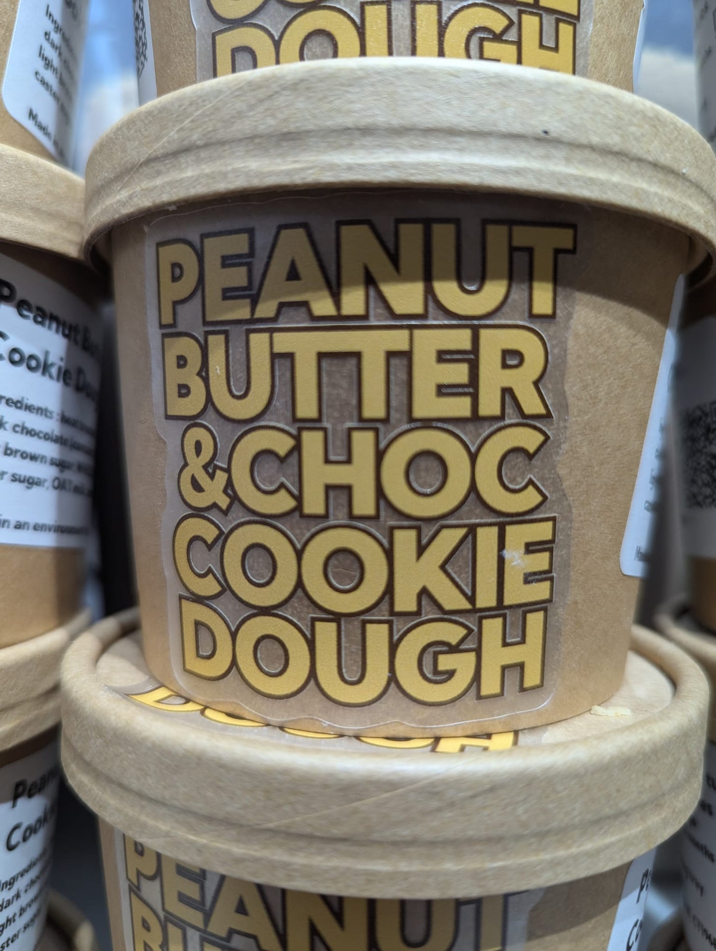 Peanut butter and chocolate cookie dough - More Tasty Crumbs